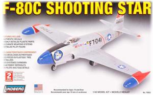 Model Plastikowy Do Sklejania Lindberg (USA) Samolot F-80 C Shooting star - 2855511598