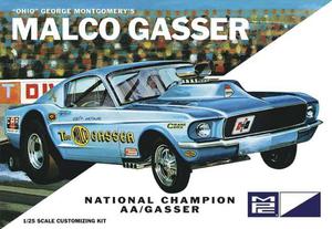 Model plastikowy - Samochd Ohio George Malco Gasser 67 Mustang (Legends of 1/4 Mile) (Light Blue) - MPC - 2855512426