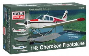 Model plastikowy - Samolot (hydroplan) Piper Cherokee - Minicraft - 2855512443