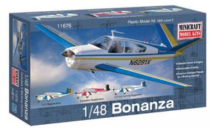 Model plastikowy - Samolot Bonanza - Minicraft - 2855512445