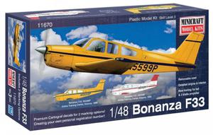 Model plastikowy - Samolot Bonanza F-33 Straight Tail - Minicraft - 2855512446