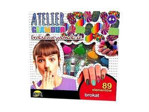 Atelier Glamour Brokatowe paznokcie - 2856221396