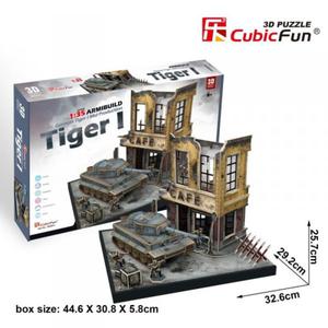 Puzzle 3D Czog German Tiger 258 elementw - 2856221470
