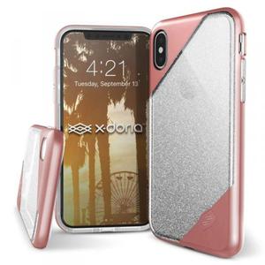 X-Doria Revel Lux - Etui iPhone X (Rose Gold Glitter) - 2857504156