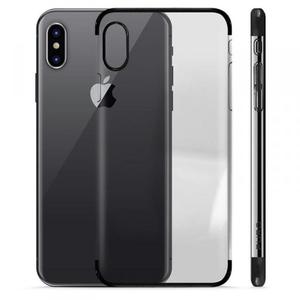 PURO Verge Crystal Cover - Etui iPhone X (czarny) - 2856701572