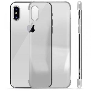 PURO Verge Crystal Cover - Etui iPhone X (srebrny) - 2856701573