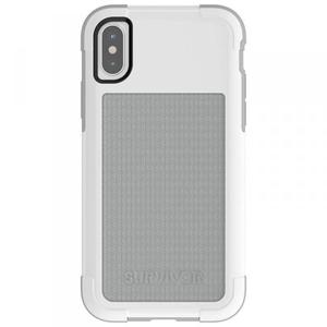 Griffin Survivor Fit - Pancerne etui iPhone X (biay/szary) - 2857371016