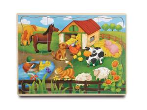 Puzzle drewniane Farma - 2857504288
