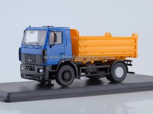 MAZ-5550 Dumper Truck (blue/yellow) - 2857504331