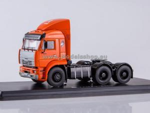 KAMAZ-6460 Tractor Truck with Spoiler (orange) - 2857504333
