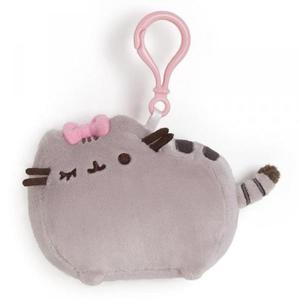 Pusheen - Brelok do kluczy z klipsem (Pusheen z row kokard) (9 x 11,5 cm) - 2858148839