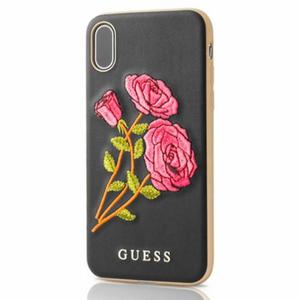 Guess Flower Desire - Etui iPhone 8 / 7 (czarny) - 2858613933