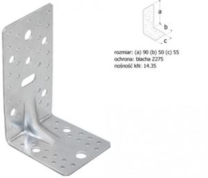 Domax KP3 Ktownik z przetoczeniem 10szt 4023 90x55x50 mm - 2867090280