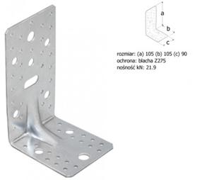 Domax KP2 Ktownik z przetoczeniem 10szt 4022 105x105x90mm - 2867090285