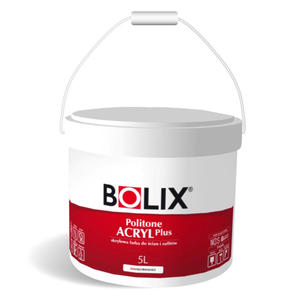 BOLIX POLITONE ACRYL PLUS, FARBA AKRYLOWA WEW, KOLOR, 10 L/OP - 2832320459