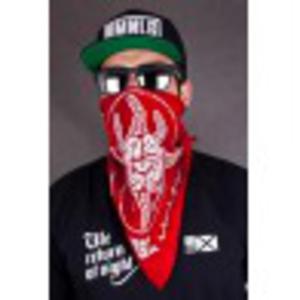 CHUSTA BANDANA BRAIN DEAD FAMILIA OMIORNICA CZERWONA 5376 - 2317082621