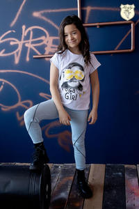 Logowany t-shirt VOGA GIRL - biay - 2868308624