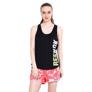 Koszulka Reebok Aerobics Tank damska bokserka top sportowy - czarny - 2835557165