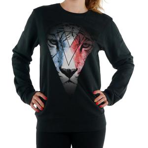 Bluza Adidas Neo Tiger Sweater damska sportowa z nadrukiem - 2835786701