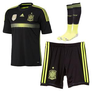 Strj pikarski Adidas FIFA Hiszpania dziecicy komplet koszulka + spodenki + getry - 2836567393