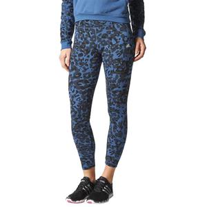 Legginsy Adidas Team Printed damskie getry termoaktywne fitness