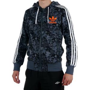 Bluza Adidas Originals Camo Flec dresowa rozpinana z kapturem sportowa - 2838833027