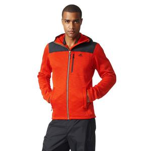 Bluza polarowa Adidas ClimaHeat Fleece mska polar z kapturem outdoor - 2841457141