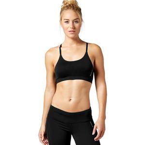 Biustonosz Reebok Sport Essentials Seamless stanik top sportowy fitness - czarny - 2841685772