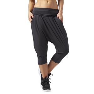 Spodnie 3/4 Reebok Yoga Slouchy Capri damskie sportowe termoaktywne - 2852491892