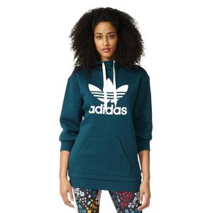 Bluza Adidas Originals Long Hoodie damska sportowa z kapturem - 2853784173