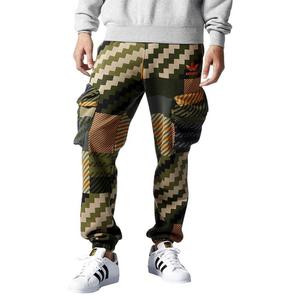 Spodnie Adidas Originals Mad Plaid Cargo mskie dresowe sportowe - 2855860581