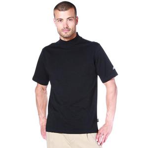 Koszulka Adidas SS Mock mski golf sportowy krótki rkaw - czarny