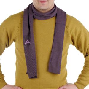 Szalik Adidas Scarf unisex szal ciepy zimowy - Violet - 2832465424