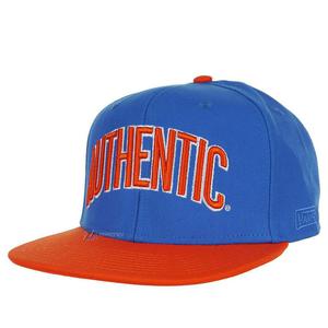 Czapka z daszkiem VANS Authentic Snapback bejsbolwka z regulacj - niebiesko-pomaraczowy - 2832465706