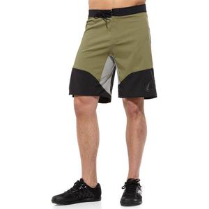 Spodenki Reebok CrossFit szorty sportowe mskie - czarno-khaki - 2832465829