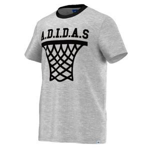 Koszulka Adidas Basketball ST Tee mska t-shirt z nadrukiem - 2832466298