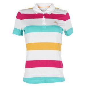 Koszulka Adidas Stripe Polo damska sportowa - 2832466337