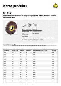 KLINGSPOR ciernica listkowa nasadzana SM611 150x50mm P120 - 2861303053