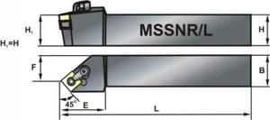 N tokarski skadany MSSNR 4040R19 45 - 2827628544