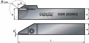 PAFANA N tokarski skadany do rowkowania GSR 2020K2,5 - 2827628554
