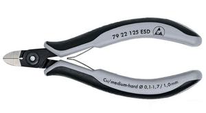 KNIPEX Precyzyjne obcinaczki dla elektronikw 120mm 79 22 120 ESD - 2827629705