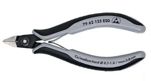 KNIPEX Precyzyjne obcinaczki dla elektronikw 125mm 79 62 125 ESD - 2827629709