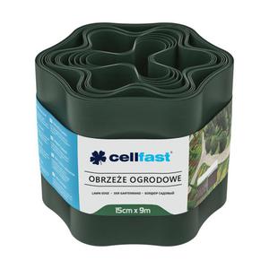 CELLFAST Obrzee ogrodowe 15cm x 9m ciemnozielone - 2861309311