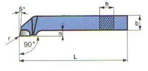 N tokarski boczny osadzany NNBf 1616 ISO6L DIN 4980 - 2827632447