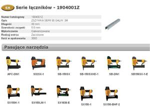 BOSTITCH ZSZYWKI 90 40mm 3000 szt - 2861302487