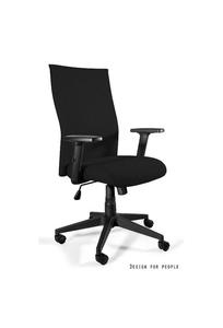 Fotel Biurowy obrotowy BLACK ON BLACK PLUS czarny - 2872195756