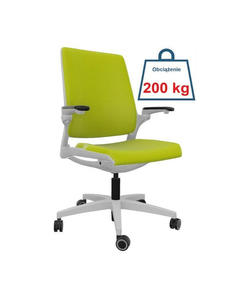 Fotel biurowy SMART SW10S atest wytrzymaoci do 200 kg do 200 kg/atest do pracy 24/7- tapicerowany - 2872195722