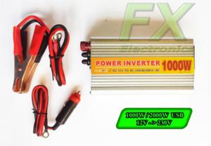 PRZETWORNICA 12V -> 230V 1000W / 2000W USB - 2848889084