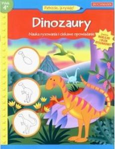 Dinozaury Nauka rysowania i ciekawe opowiadanie - 2825706975