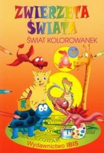 Zwierzta wiata wiat kolorowanek - 2825707294